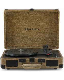 Gramofon Crosley - Cruiser Deluxe BT, ručni, zlatan