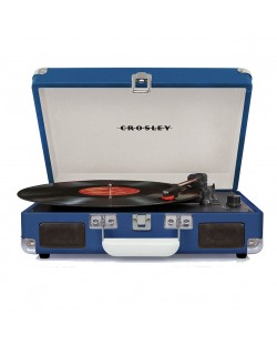 Gramofon Crosley - Cruiser Deluxe, poluautomatski, plavi