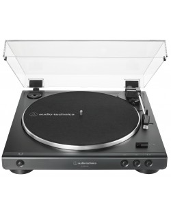 Gramofon Audio-Technica - AT-LP60XUSB, automatski, sivi