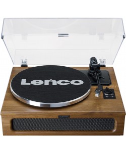 Gramofon Lenco - LS-410WA, poluautomatski, smeđi/crni