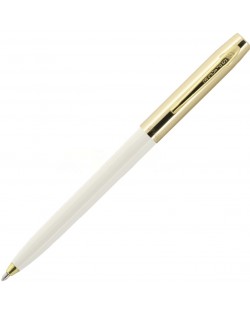 Kemijska olovka Fisher Space Pen Cap-O-Matic - 775 Brass, bijelo i zlatno