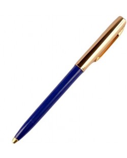 Kemijska olovka Fisher Space Pen Cap-O-Matic - 775 Brass, plavo i zlatno