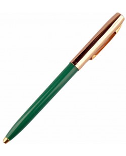 Kemijska olovka Fisher Space Pen Cap-O-Matic - 775 Brass, zeleno i zlatno