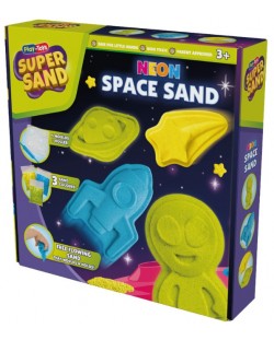 Set za igru Play-Toys - Neonski kinetički pijesak, Kozmos