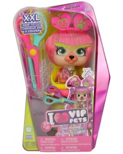 Set za igru IMC Toys Vip Pets - Modni psić s dugom kosom za frizure s dodacima, Zoe