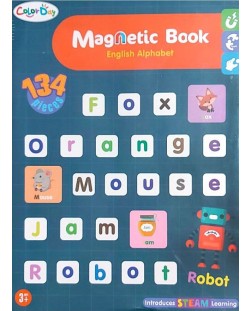 Dječja magnetska knjiga-abeceda Raya Toys - 134 dijela