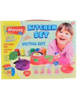 Igralni set Heroes Play Dough – Kuhinja