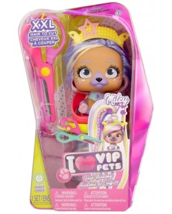 Set za igru IMC Toys Vip Pets - Modni psić s dugom kosom za frizure s dodacima, Miley