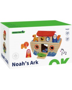 Set za igru Tooky Toy - Drveni čamac Noah