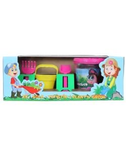 Set za igru Cese Toys - Posadite peršin u kanticu, s alatima