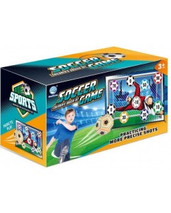 Set za igru Felyx Toys - Nogometni gol s 2 ljepljive lopte