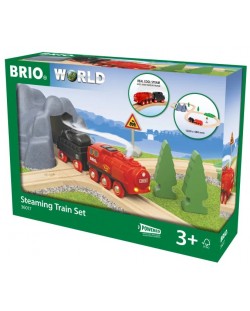 Set za igru Brio - Vlak s parnom lokomotivom