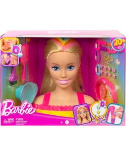 Set za igru Barbie Color Reveal - Maneken za frizure, s dodacima