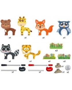 Set za igru Raya Toys - Golf sa životinjama