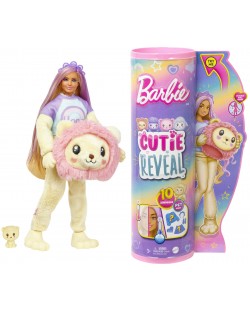 Set za igru Barbie Cute Reveal - Lutka u kostimu lavića
