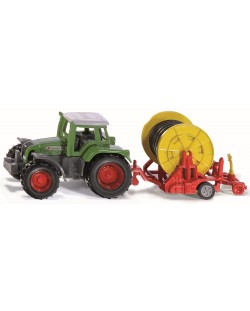 Metalni autić Siku Agriculture - Traktor Fendt sa sistemom za navodnjavanje
