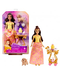 Set za igru Disney Princess - Lutka Bell, vrijeme za čaj