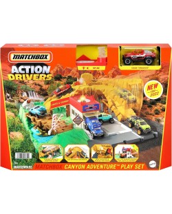 Set za igru Matchbox Action Drivers - Avantura u kanjonu