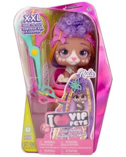 Set za igru IMC Toys Vip Pets - Modni psić s dugom kosom za frizure s dodacima, Nyla