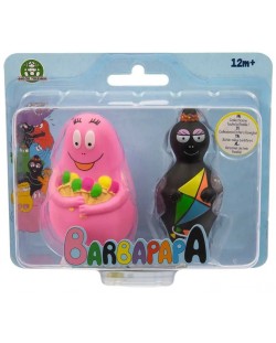 Set za igru Barbapapa - Papa Barba sa sladoledom i Mama Barba sa zmajem