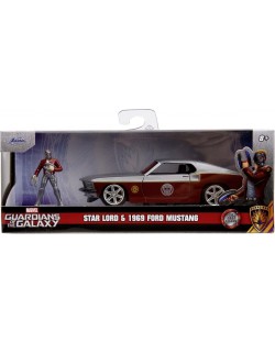 Set za igru Jada Toys - Star Lord с 1969 Ford Mustang, 1:32