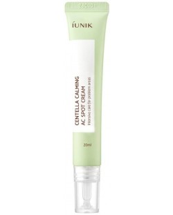 iUNIK Centella Krema za liječenje bubuljica AC Spot, 20 ml