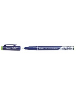 Izbrisiv fineliner flomaster s gumicom Pilot FriXion - Svijetlozelen, 0.45 mm