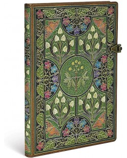 Kalendar-bilježnica Paperblanks Poetry in Bloom - Midi, 13 x 18 cm, 72 lista, 2024