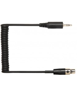 Kabel Shure - WA461, TA3F/3.5mm, 0.3m, crni