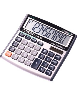 Kalkulator Citizen - CT500VII, stolni, 10-znamenkasti, bijeli