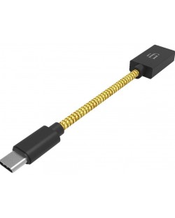 Kabel iFi Audio - USB Type-C OTG, 12cm, žuti/crni
