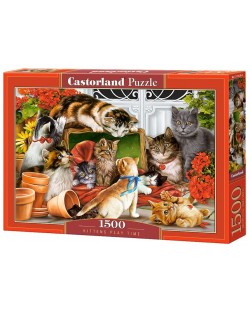 Puzzle Castorland od 1500 dijelova - Mačje igre 