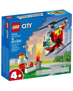Konstruktor Lego City - Vatrogasni helikopter (60318)