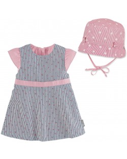Komplet dječje haljine i ljetne kape s UV 30+ zaštitom Sterntaler - 62 cm, 4-5 mjeseci