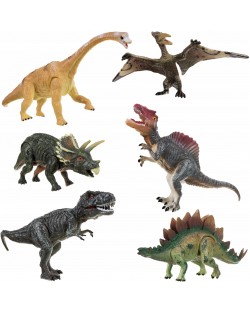 Set figura Iso Trade - Pokretni dinosauri, 6 komada