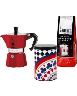 Set Bialetti - Perfetto, kuhalo za kavu za 3 šalice, tegla, mljevena kava Classico 250 g