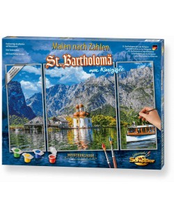 Set za slikanje po brojevima Schipper - Sv. Bartolomej na jezeru Königssee