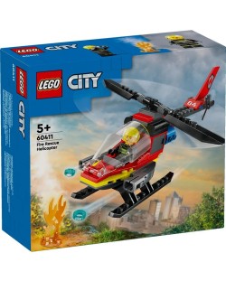 Konstruktor LEGO City - Vatrogasni spasilački helikopter (60411)