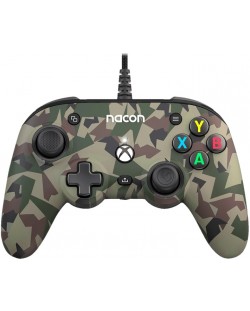 Kontroler Nacon - Pro Compact, zelena kamuflaža (Xbox One/Series SX)