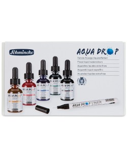 Set akvarel boja Schmincke - Aqua Drop Liner, 5 x 30 ml