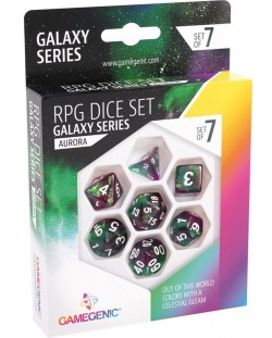 Set kockica Gamegenic: Galaxy Series - Aurora, 7 komada