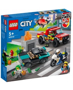 Konstruktor Lego City - Vatrogasno spašavanje i policijska potraga  (60319)