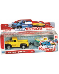 Set RS Toys - Retro kamionet sa čamcem ili kamp kućicom, 1:48, asortiman