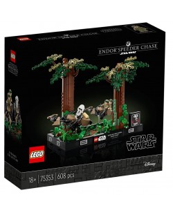 Konstruktor LEGO Star Wars - Diorama Endor Chase (75353)