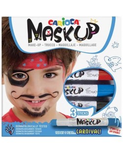 Set boja za lice Carioca Mask up - KARNEVAL, 3 boje