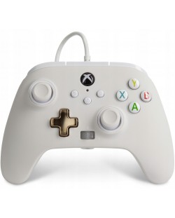 Kontroler PowerA - Enhanced, za Xbox One/Series X/S, White Mist