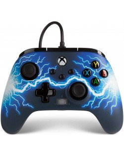 Kontroler PowerA - Enhanced, žičani, za Xbox One/Series X/S, Arc Lightning