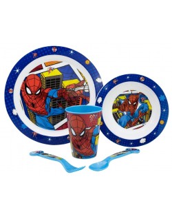 Set za hranjenje Stor - Micro, Spiderman Midnight Flyer, 5 dijelova