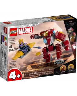 Konstruktor LEGO Marvel Super Heroes - Iron Man-Hulkbuster protiv Thanosa (76263)