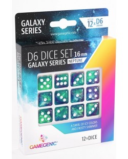 Set kockica Gamegenic: Galaxy Series - Neptune, 12 komada